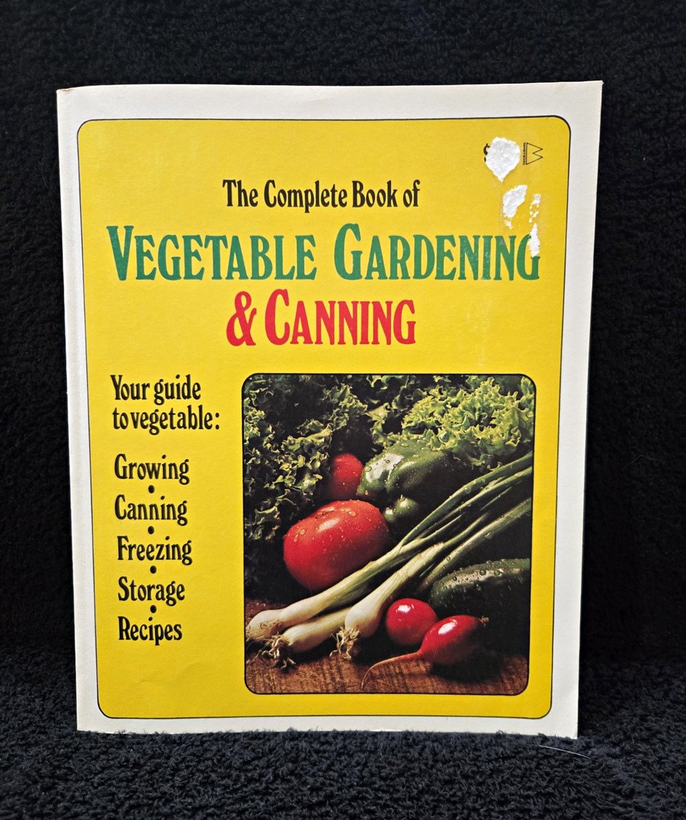 Vintage 1970s Gardening Lot Ortho Lawn Garden Book Chevron USDA Canning Booklets